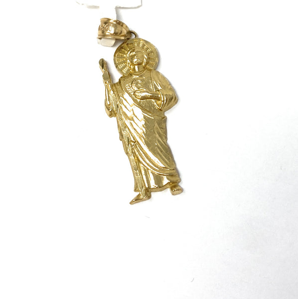 10k St. Jude Charm / Pendant 3.2g