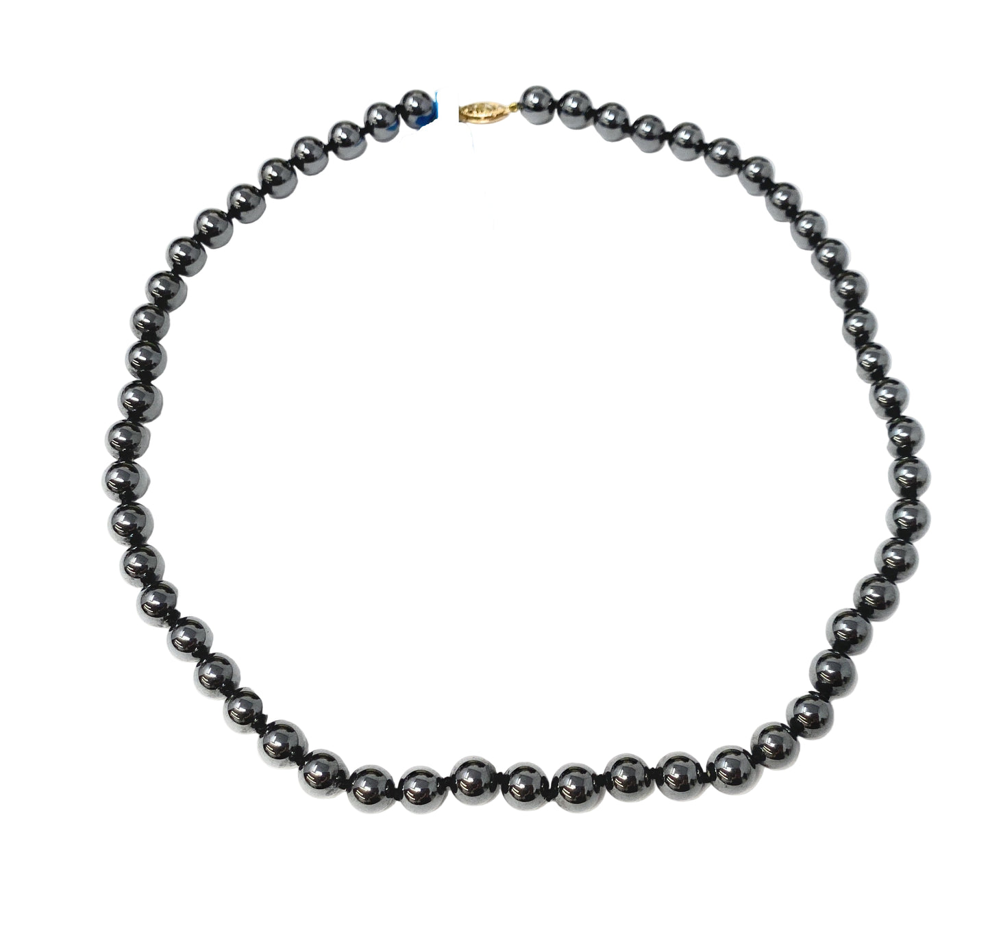 14k Hematite Bead Necklace