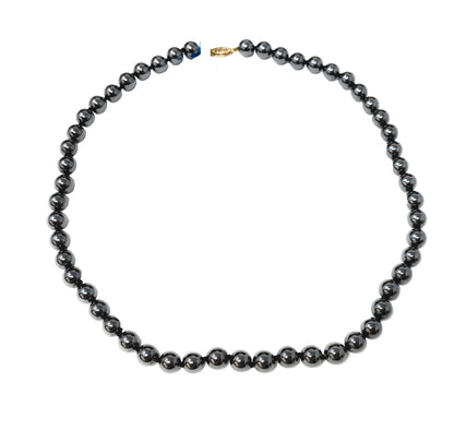 14k Hematite Bead Necklace