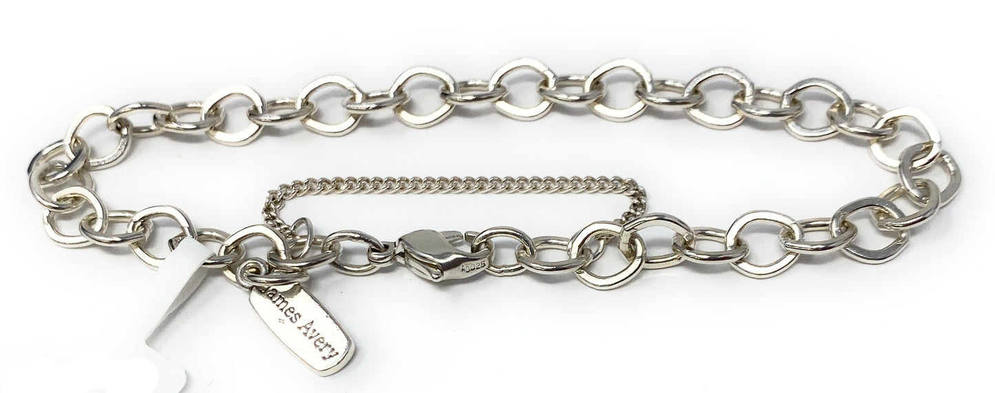 James Avery 925 Forged Link Bracelet