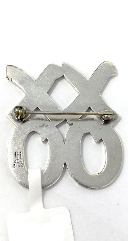 James Avery 925 XOXO Large Retired Brooch