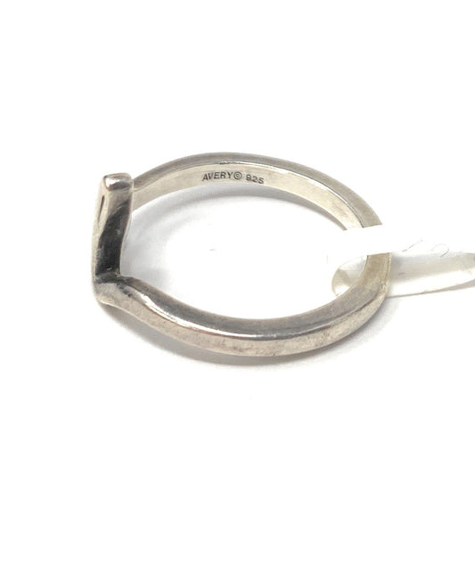 James Avery 925 Script Initial Ring Letter "d" Size 6.5