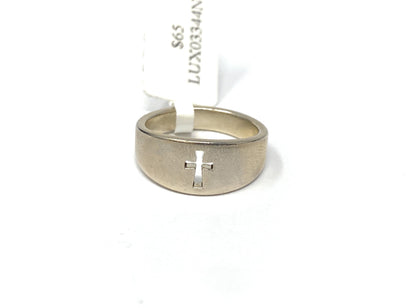 James Avery 925 Sterling Silver Small Crosslet Ring Size 8.5