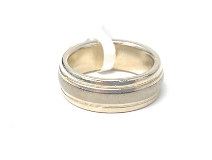 James Avery 925 & Titanium Eternal Men's Wedding Band Size 8
