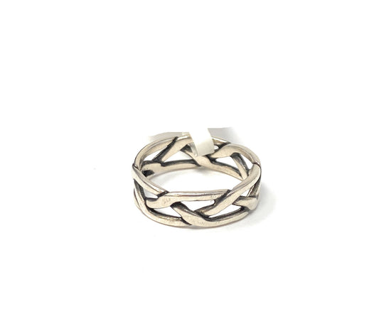 James Avery 925 Tresse Ring Size 6