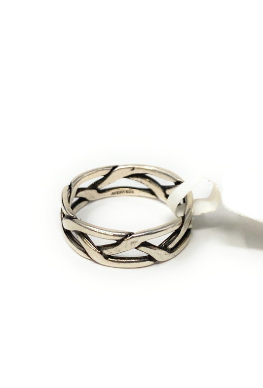 James Avery 925 Tresse Ring Size 6