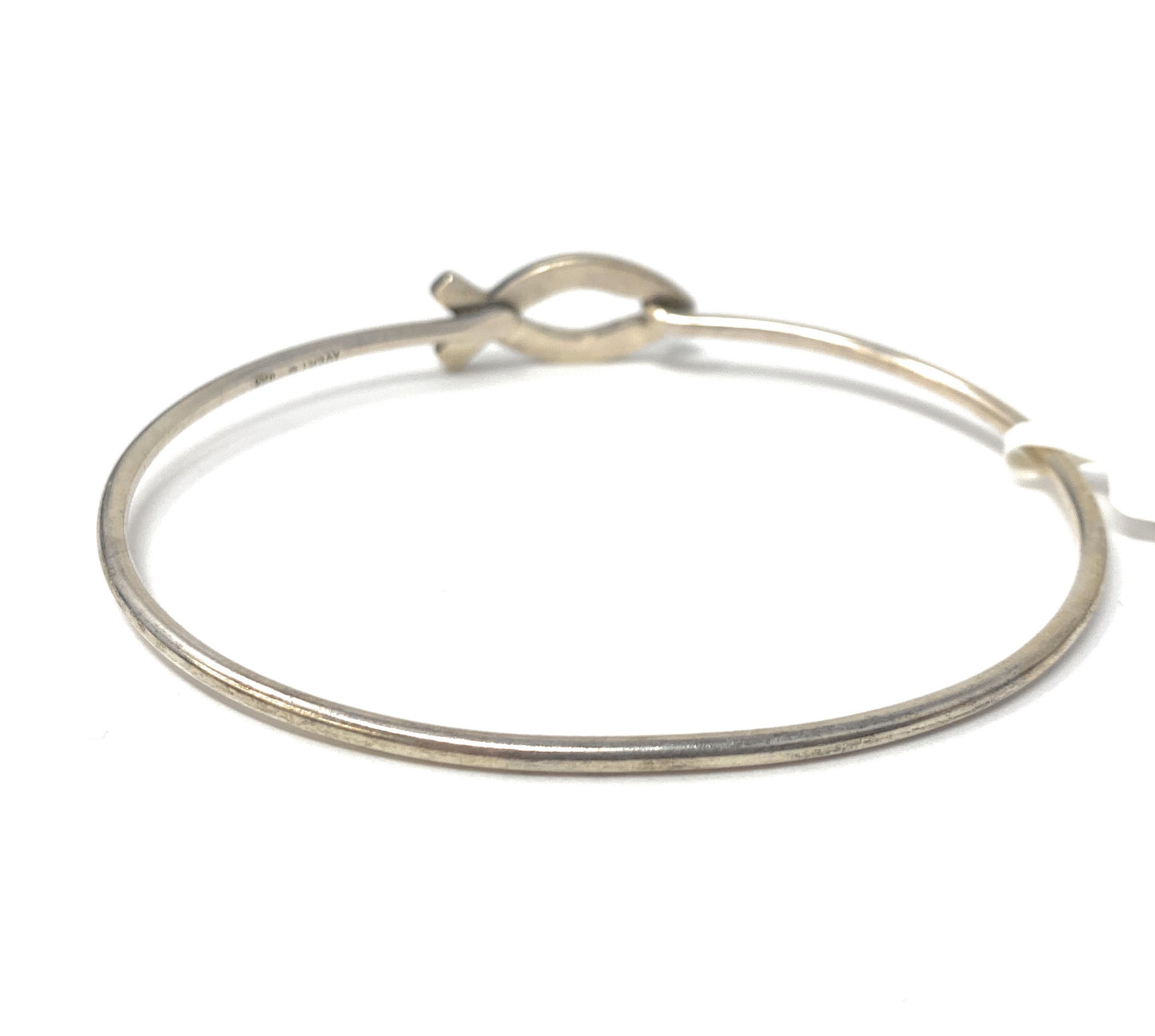 James Avery 925 Retired Ichthus Fish Hook Bracelet Size 6.5 - 7