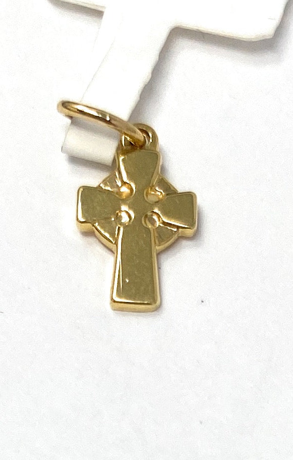 James Avery 14k Yellow Gold Celtic Cross Pendant