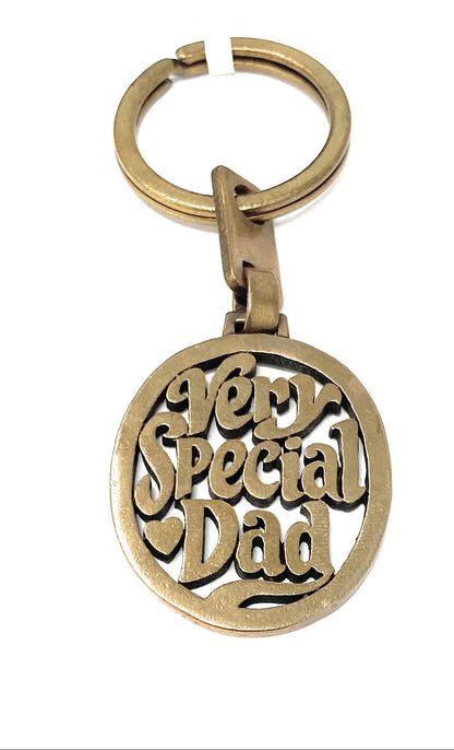 James Avery Bronze Keychain "Very Special Dad"