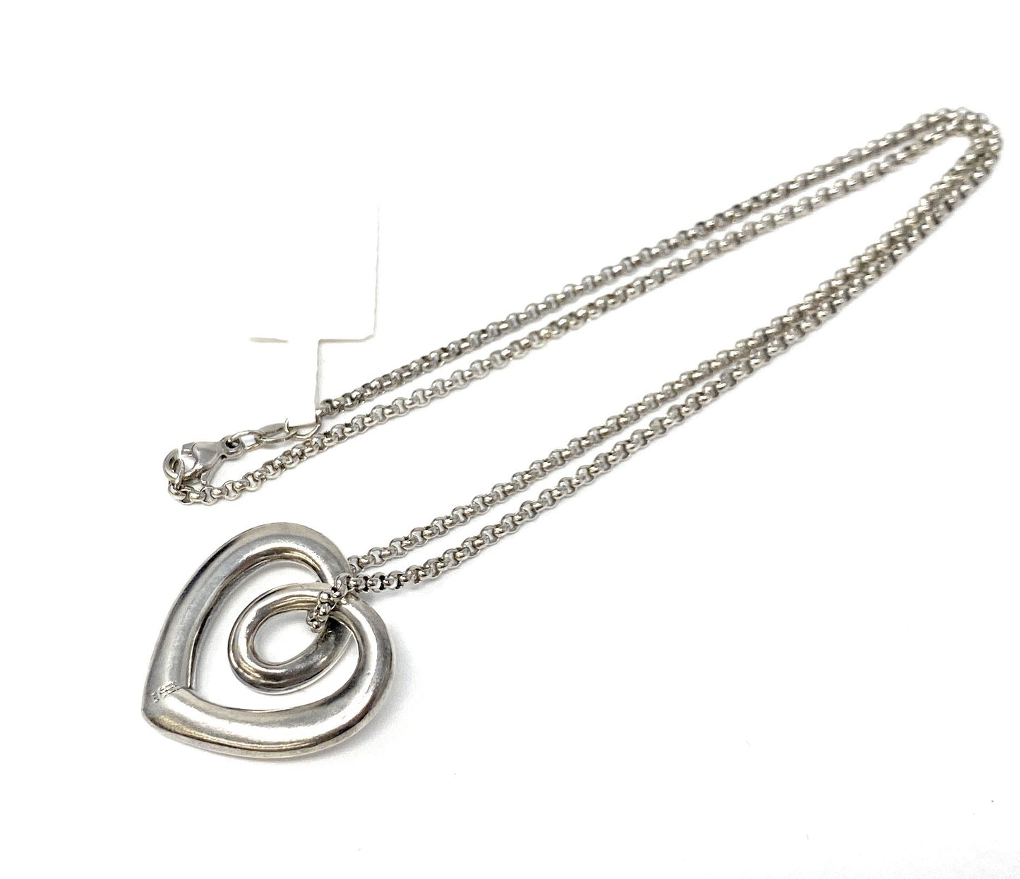 James Avery Floating Heart & Necklace