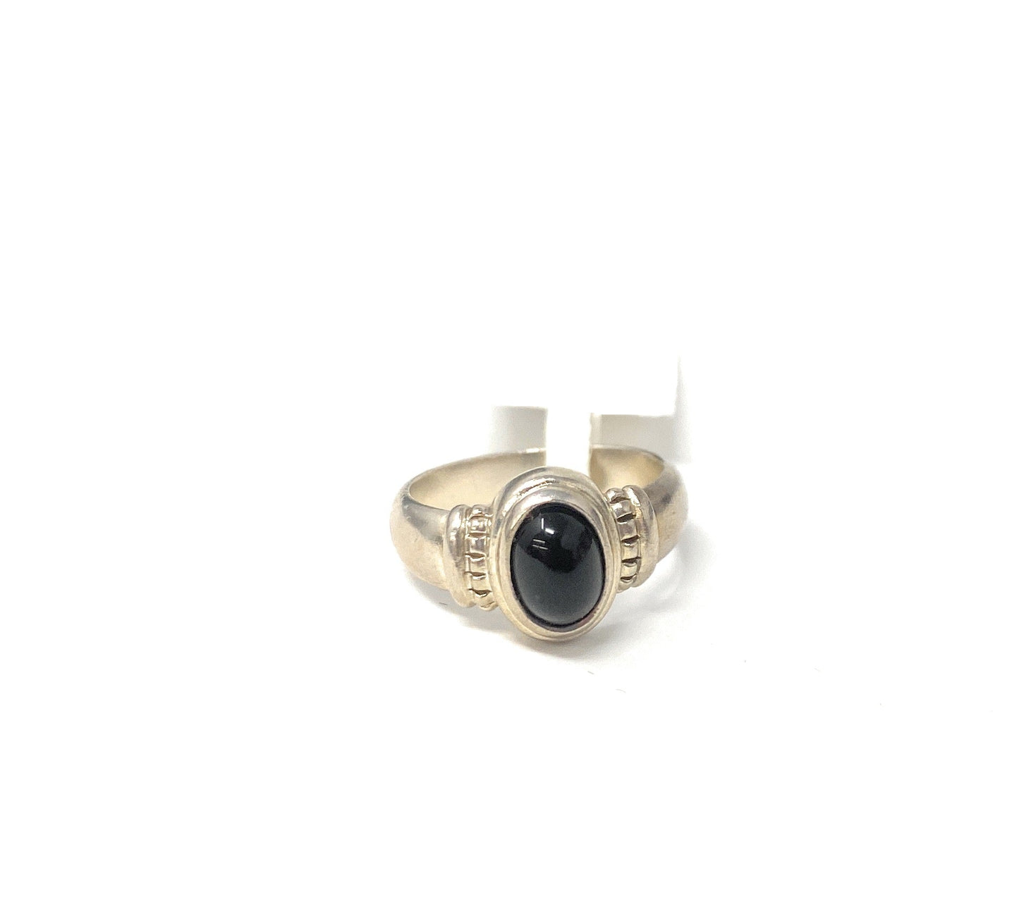 James Avery 925 Cabochon Onyx Ring Size 5.5