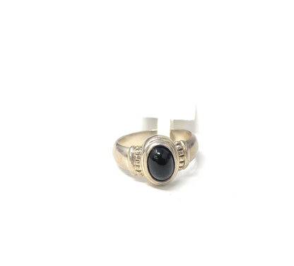James Avery 925 Cabochon Onyx Ring Size 5.5