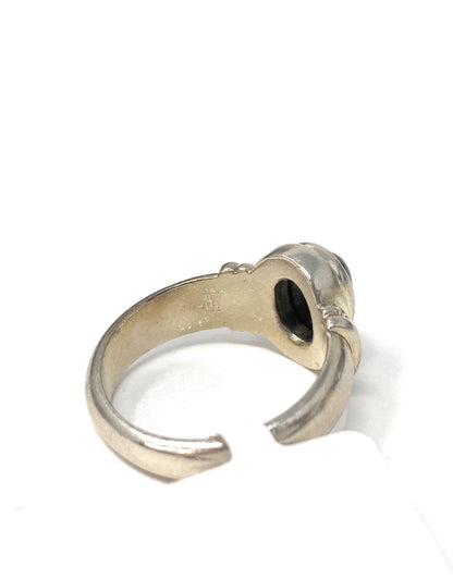 James Avery 925 Cabochon Onyx Ring Size 5.5