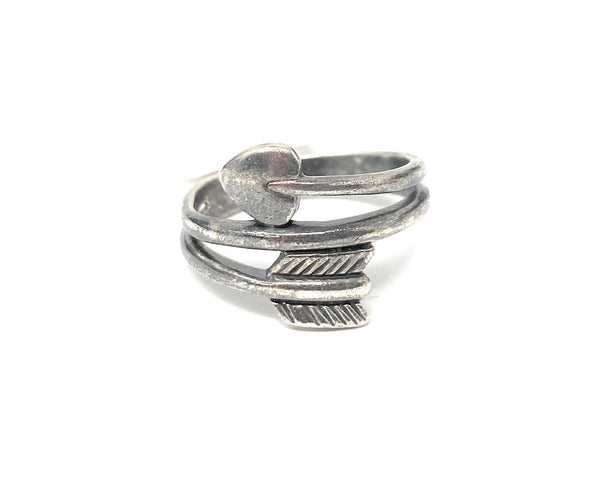 James Avery Heart & Arrow Spiral Ring Size 9