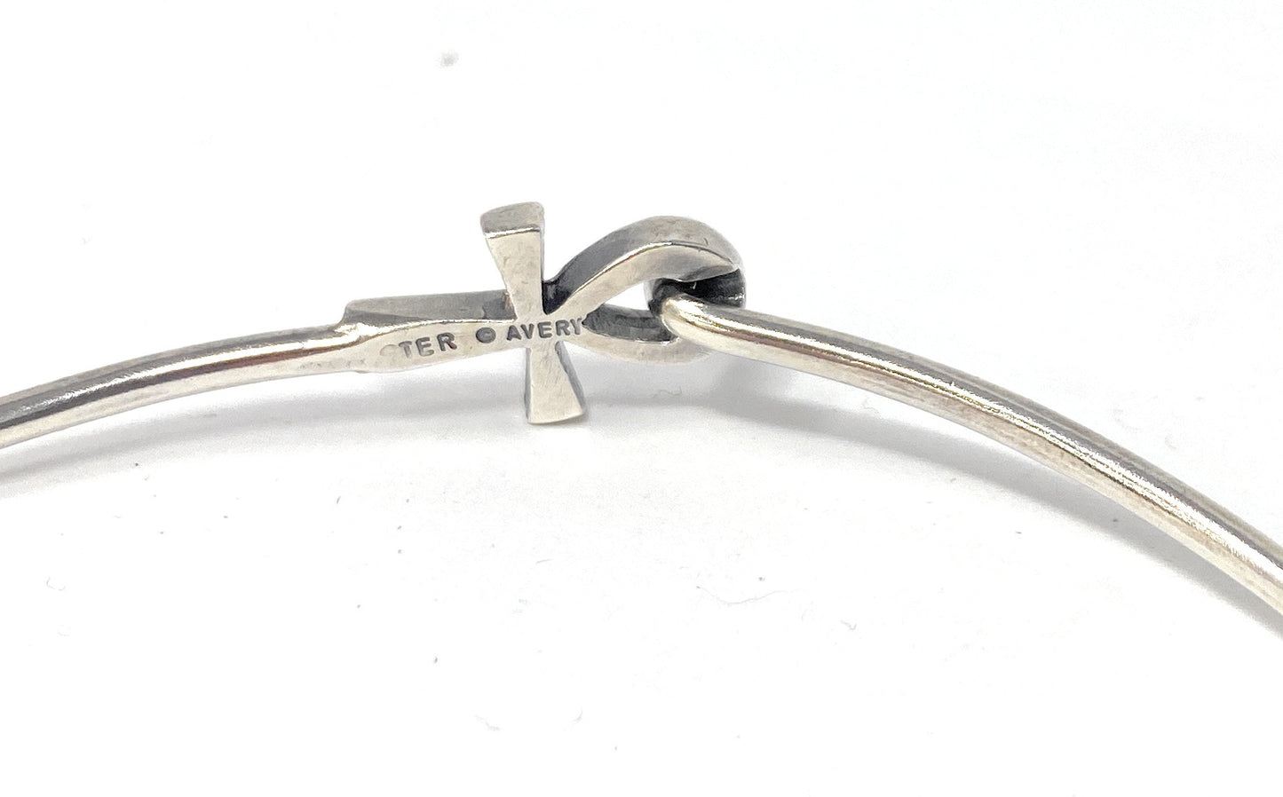 James Avery 925 Retired Ankh Hook-On Bracelet Size 7