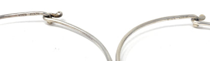 Lot of 2 James Avery 925 Hook-On Hammred Bracelets