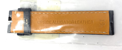 Longines 19" Black Leather Watch Band L682119980