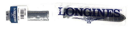 Longines 19" Black Leather Watch Band L682119980