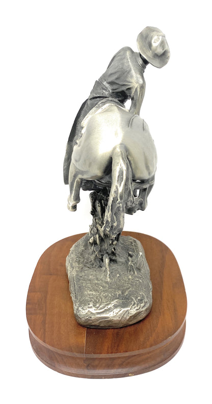 Sculpture of "The Outlaw" by Frederic Remington 1978