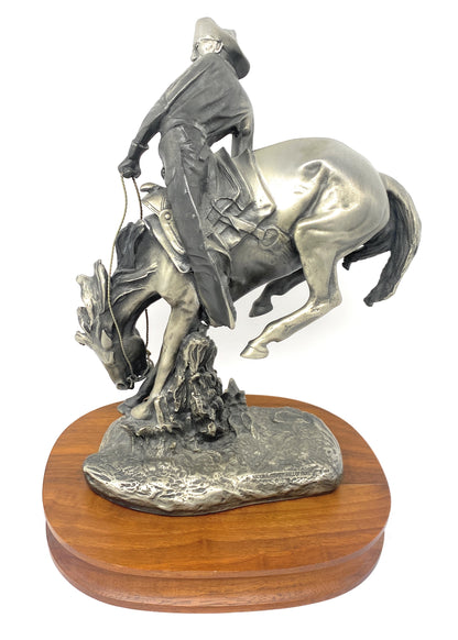Sculpture of "The Outlaw" by Frederic Remington 1978