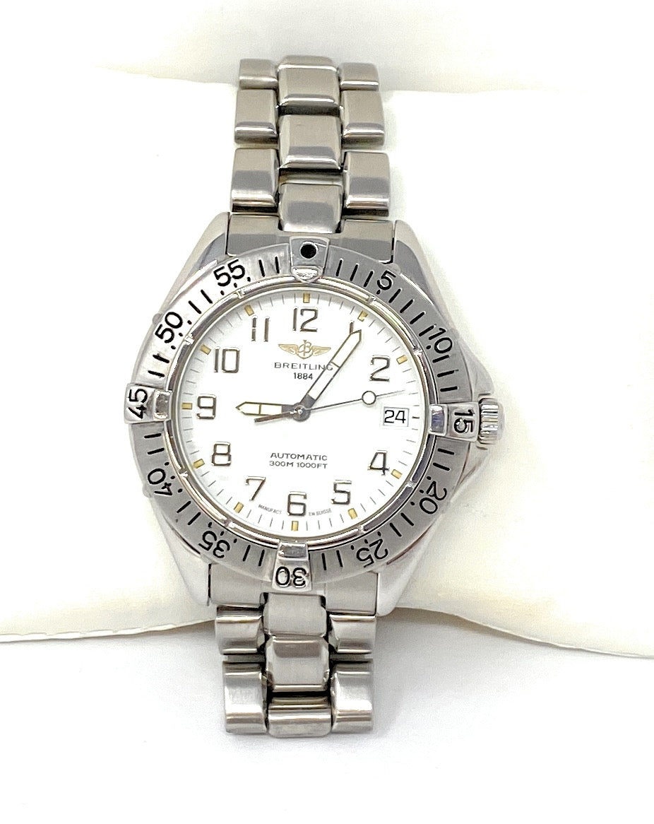 Breitling Colt A17035  Automatic 38mm S. Steel Men's Wristwatch Max Size 7