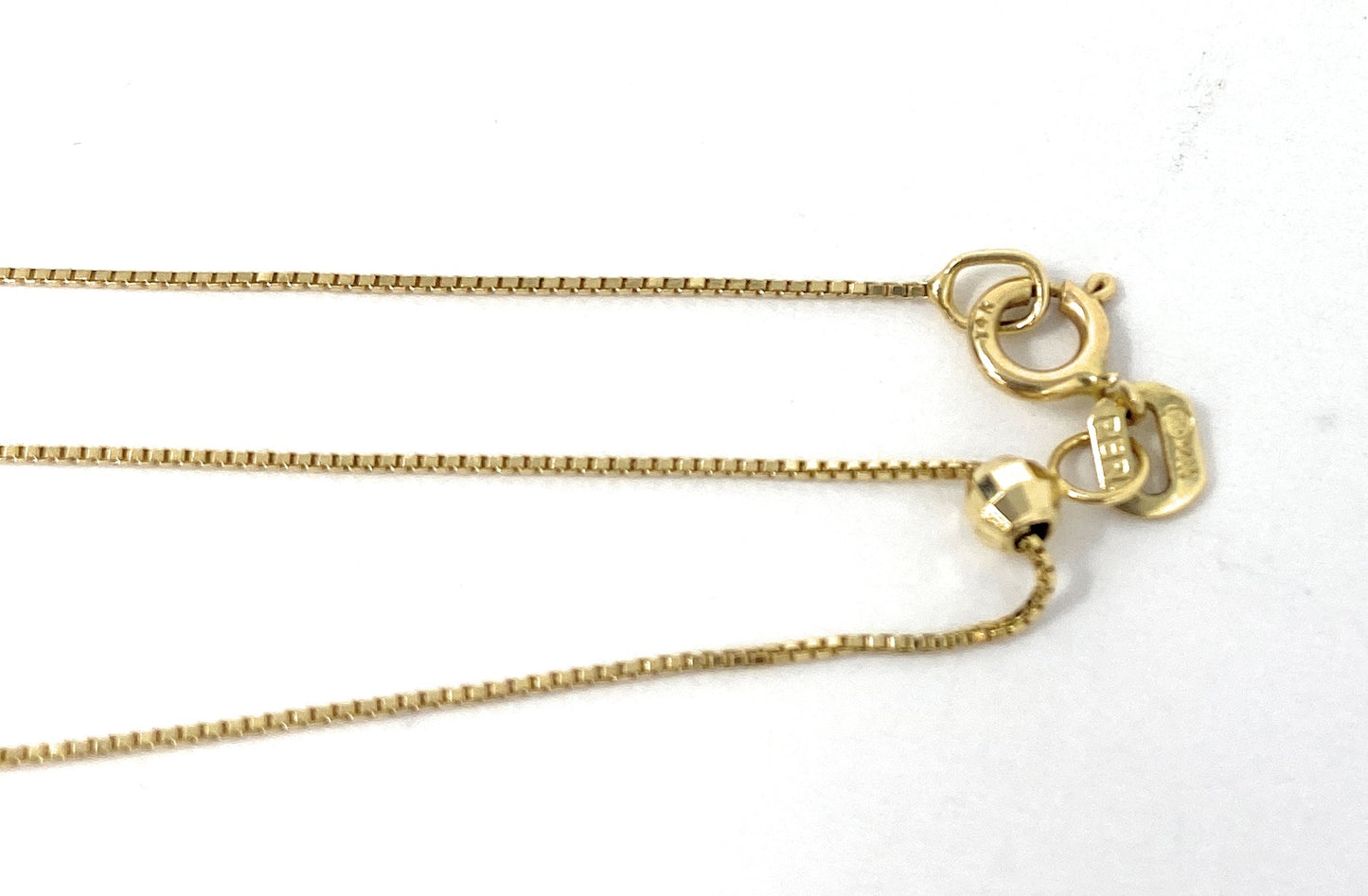 14k Yellow Gold Adjustable Chain 1.2g