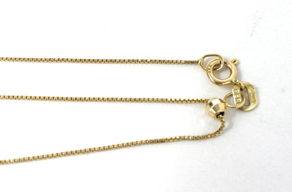 14k Yellow Gold Adjustable Chain 1.2g
