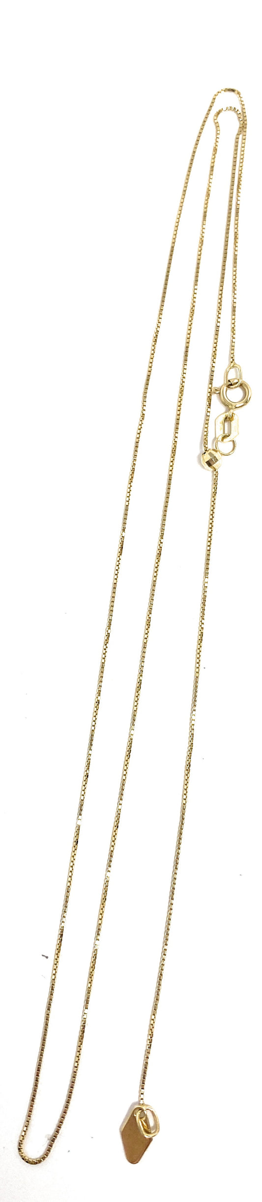 14k Yellow Gold Adjustable Chain 1.2g