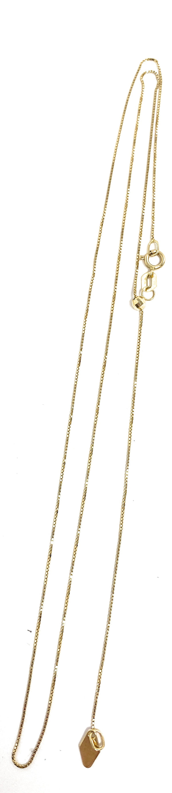 14k Yellow Gold Adjustable Chain 1.2g
