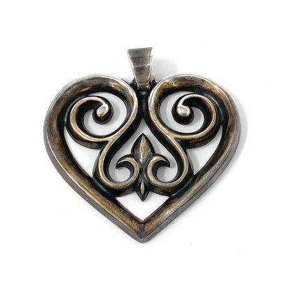 James Avery 925 French Heart Pendant