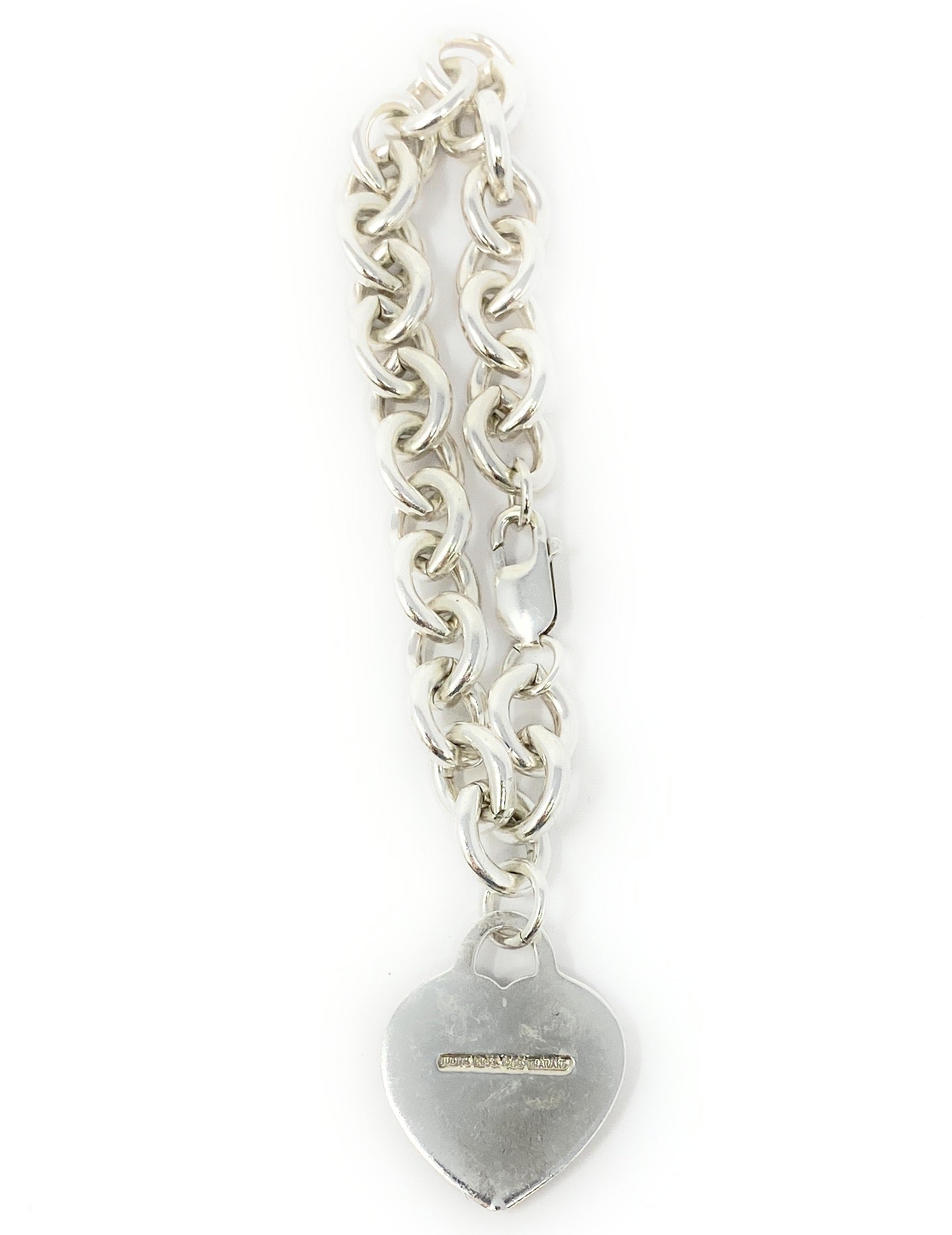 Judith Ripka Silver Heart Charm Bracelet