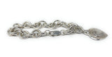 Judith Ripka Silver Heart Charm Bracelet