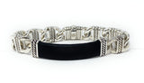 David Yurman Leather ID Link Bracelet