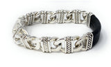 David Yurman Leather ID Link Bracelet