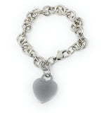 Tiffany & Co. Heart Tag Bracelet Oval Link Bracelet