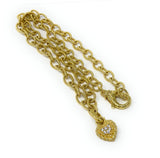 Judith Ripka 925 Gold Tone Necklace