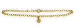Judith Ripka 925 Gold Tone Necklace