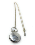 Coach Silver Locket & Chain