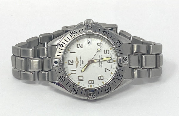 Breitling Automatic 38mm Silver Tone Men's Watch