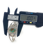 Native American Inspired Sterling Silver Turquoise Cuff Bracelet