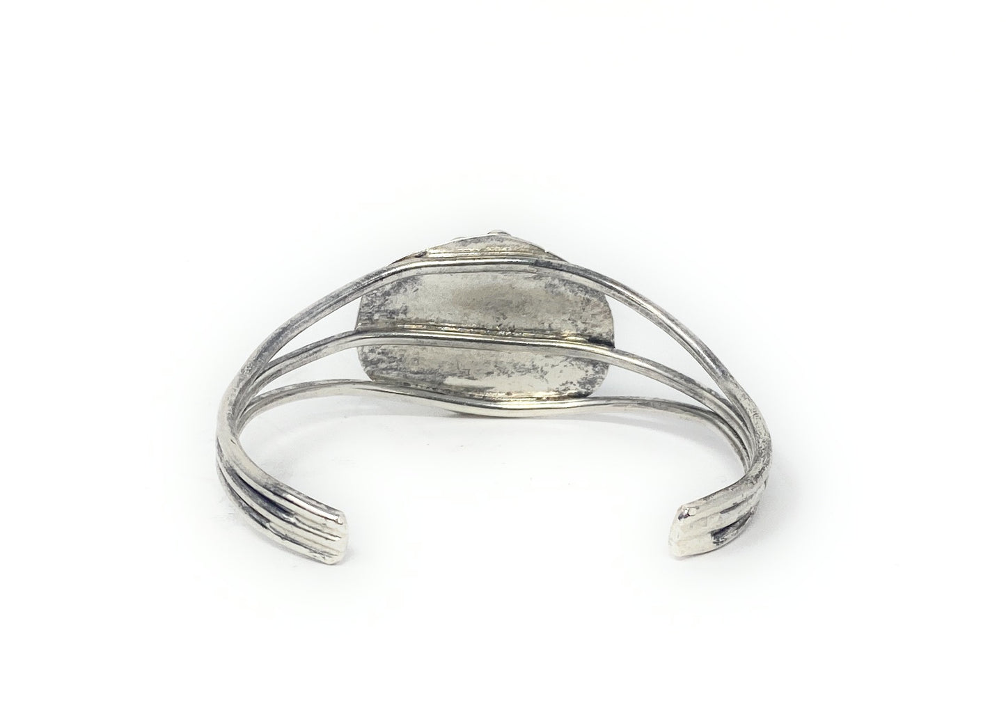 Native American Inspired Sterling Silver Turquoise Cuff Bracelet