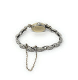 14k Hamilton White Gold Ladies Wrist Watch