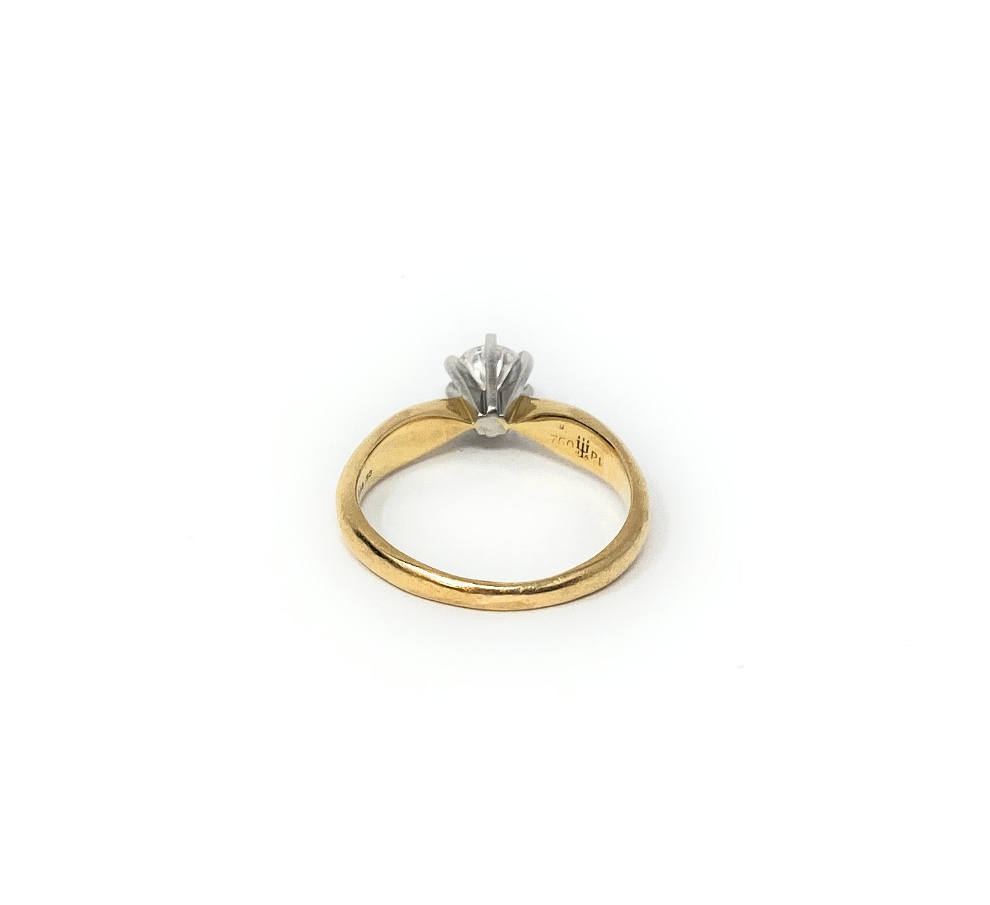 James Avery 18k Diamond Engagement Ring