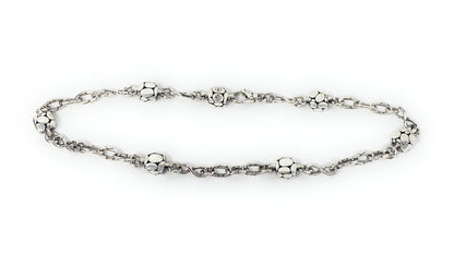 John Hardy Kali Pebble Station Necklace 925