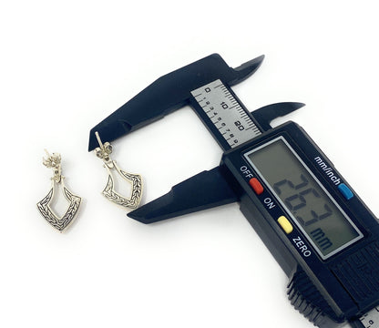 John Hardy Mamuli Drop Earrings 925