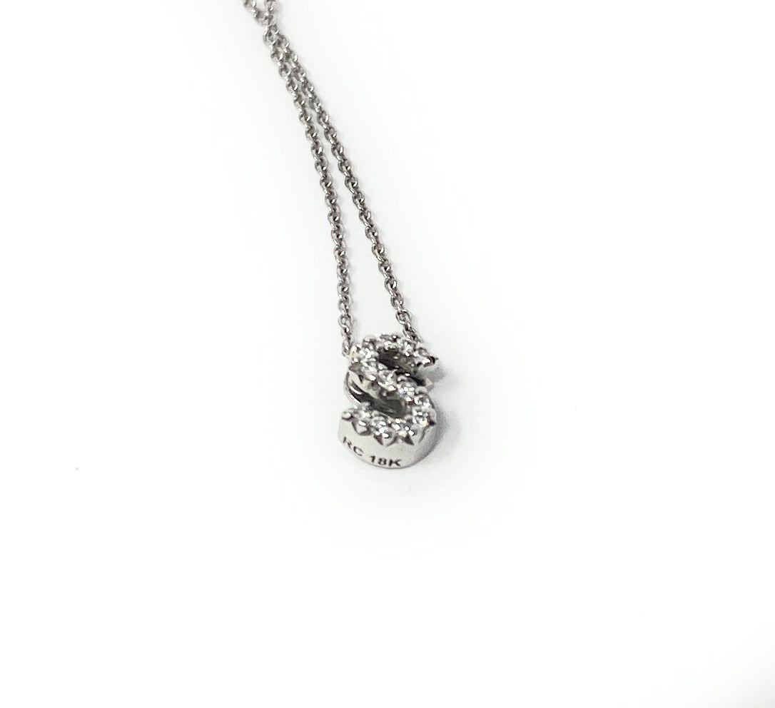 Roberto Coin 14k White Gold Necklace & Pendant