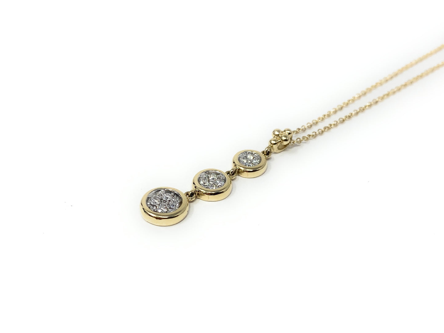 14k Necklace with Pendant Drop 4g