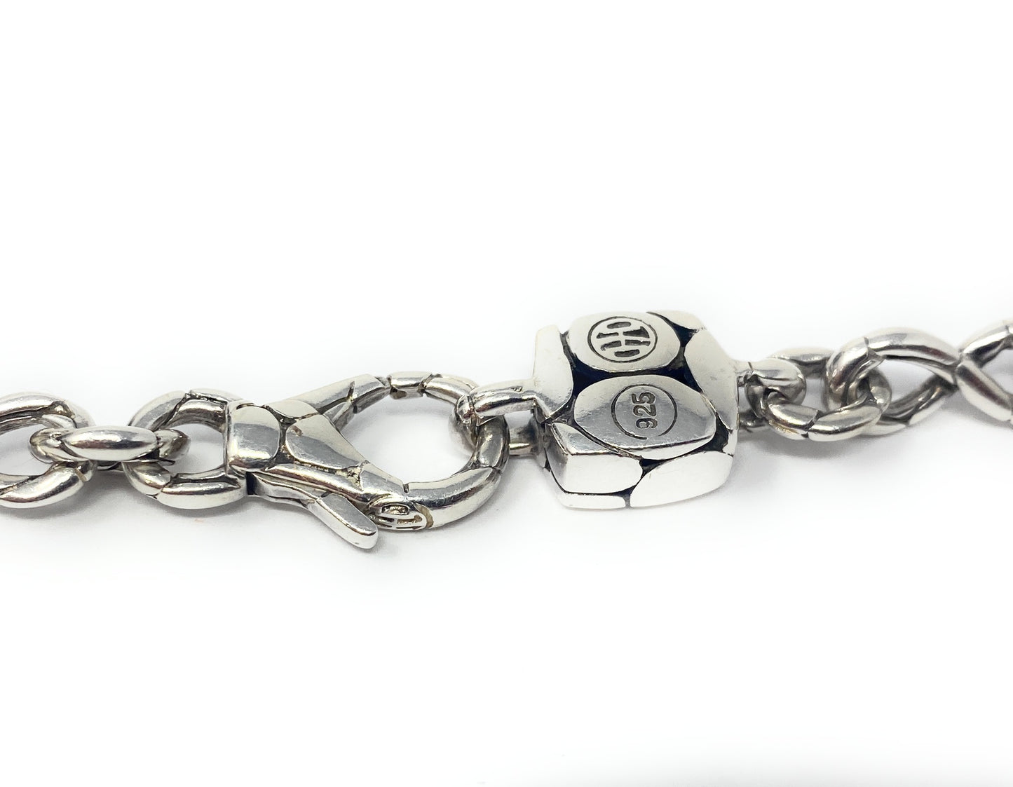 John Hardy Kali Pebble Station Necklace 925