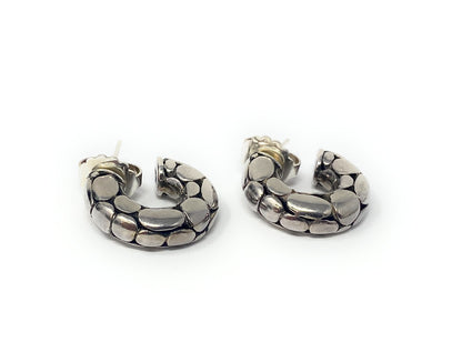 John Hardy Earrings Keli Pebble Collection 925