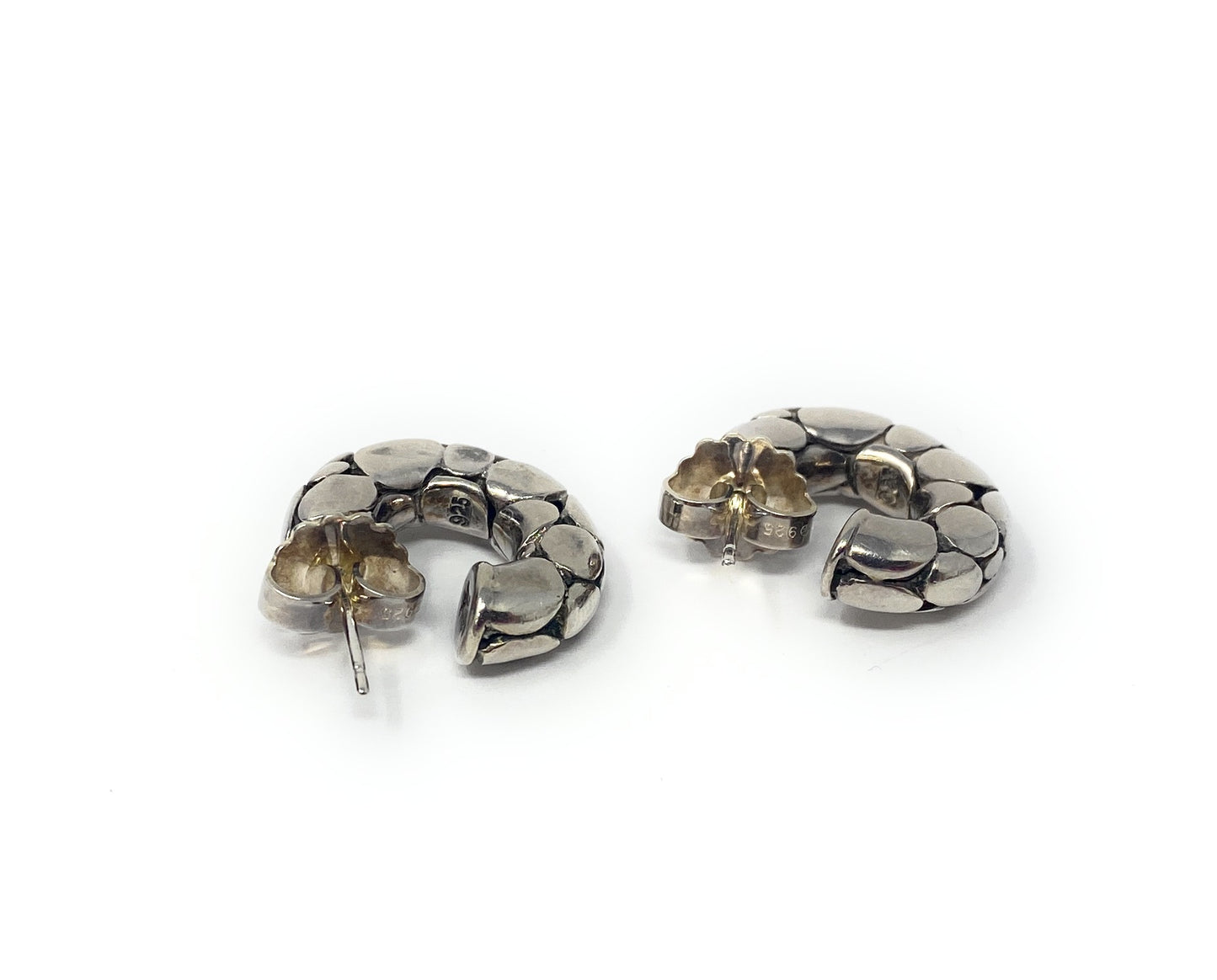 John Hardy Earrings Keli Pebble Collection 925